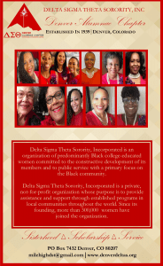 Delta Sigma Theta Sorority, Inc ~ Denver Alumnae Chapter
